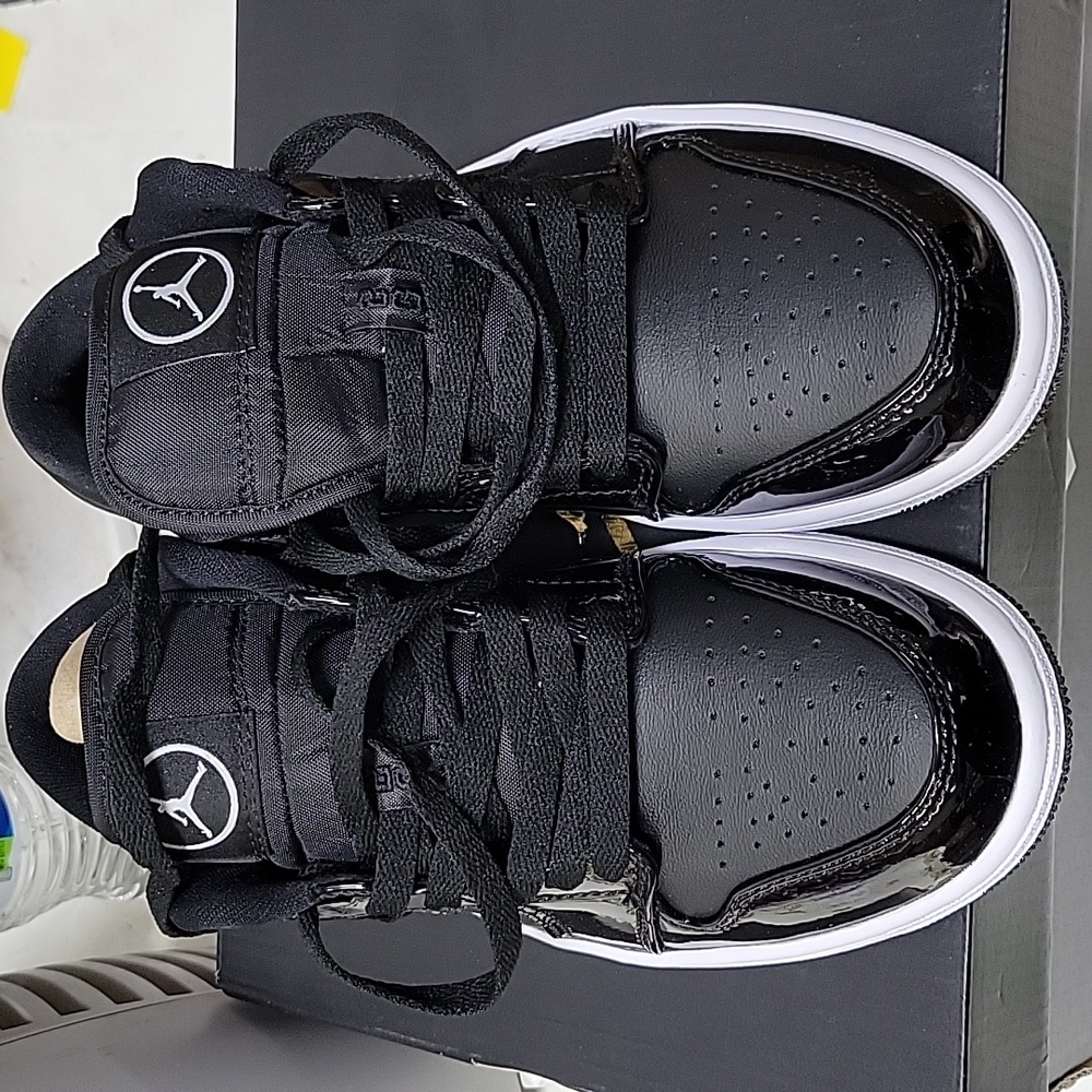 Womens black patent 2020 Jordan 1 low SE ASW